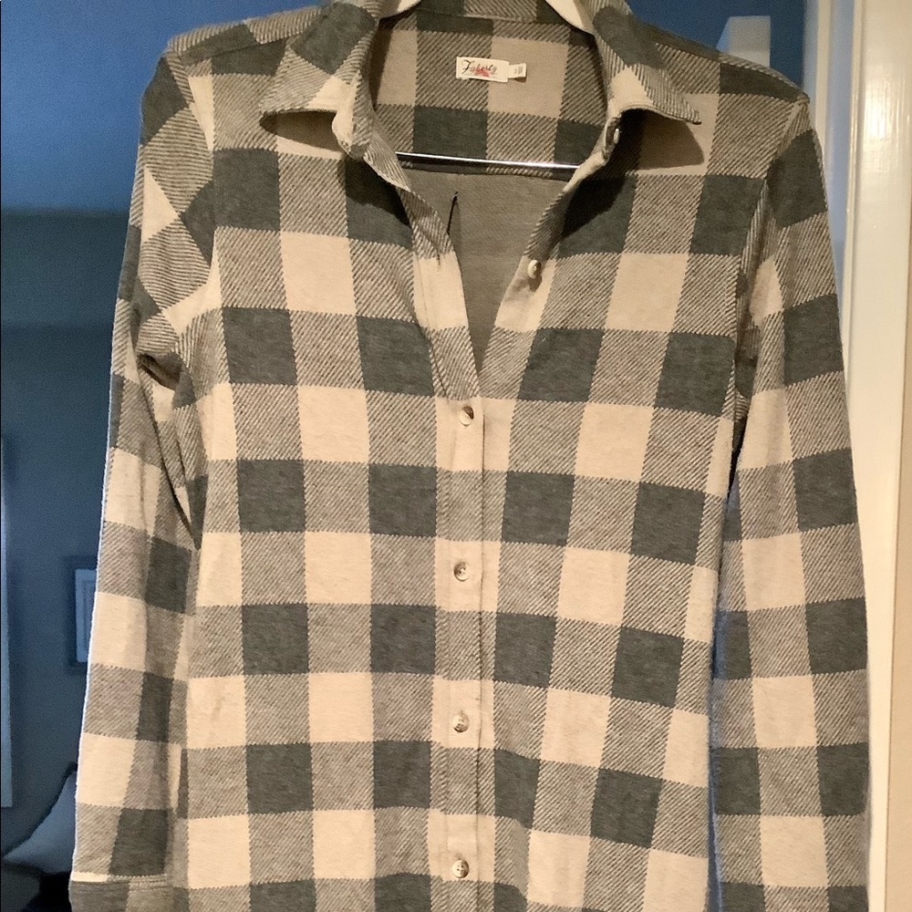 Faherty Sweater Shirt Dress